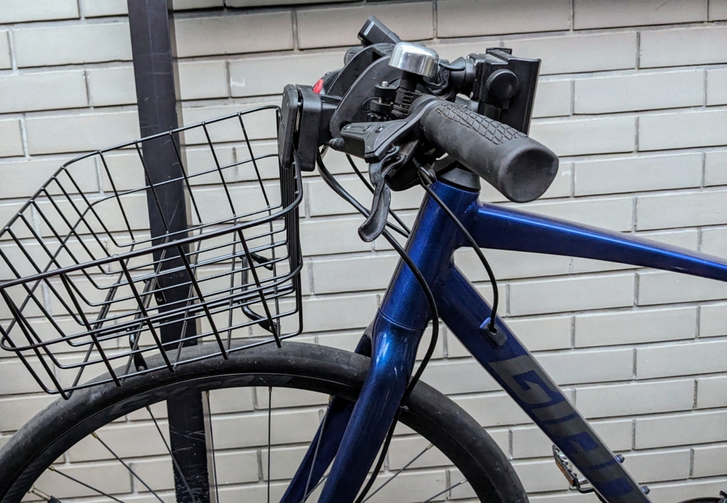 クロスバイクに前カゴを取り付ける方法（前カゴ＋ハンドル