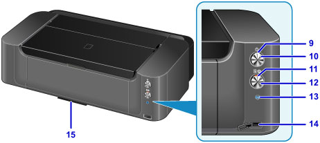 キヤノン：PIXUS マニュアル｜PRO-10S series｜前面