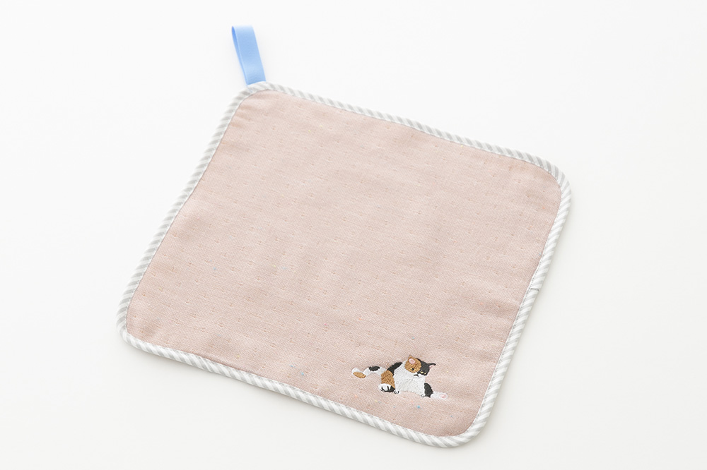 今治タオル公式オンラインストア | LAZY ANIMALS(ハンドタオル ピンク