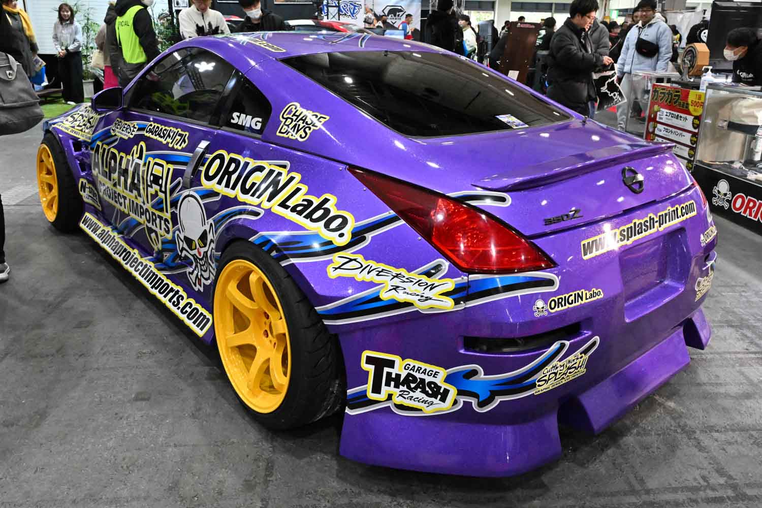 55ミリワイドになった日産Z33型「フェアレディZ」に注目！ ドリフト