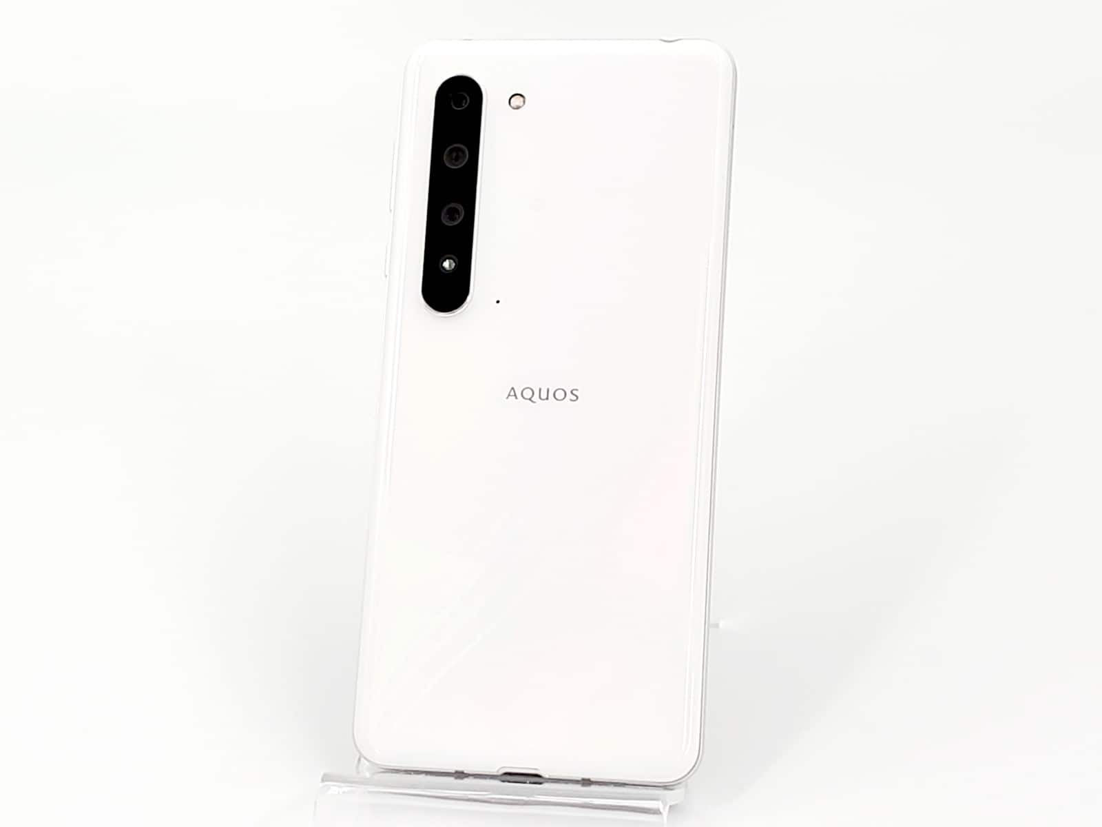 Used]AQUOS R5G 908SH aurora White A rank SIM-free 4549046092281
