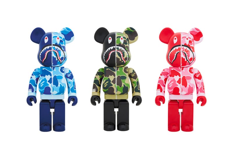 BAPE ABC CAMO Shark 1000% BE@RBRICK Lottery | Hypebeast