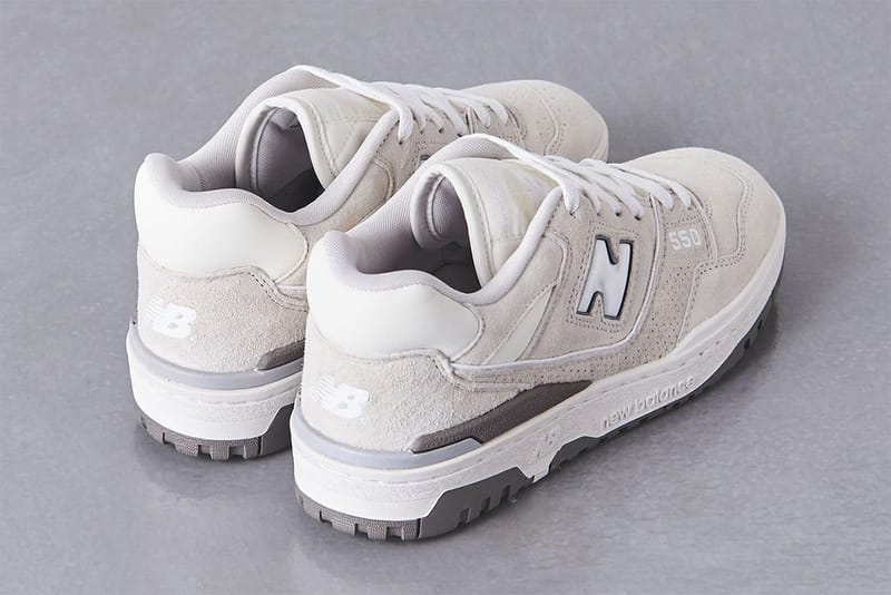 United Arrows Bespoke New Balance 550 Grey Ecru Release | Hypebeast