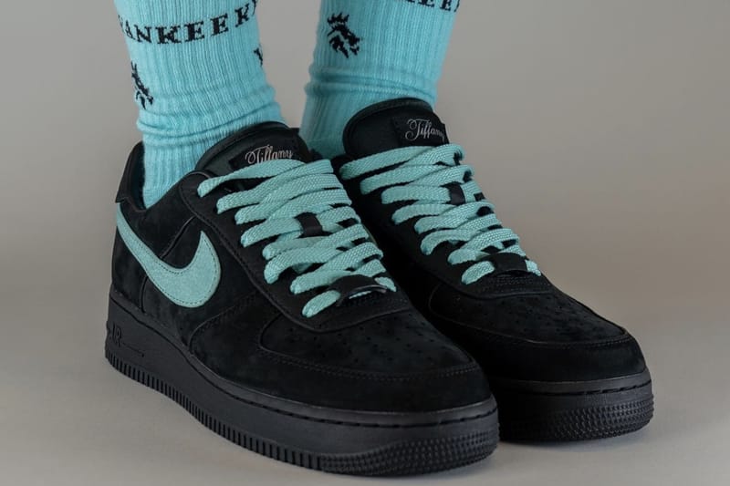 On-Feet Look Tiffany & Co. x Nike Air Force 1 Low | Hypebeast