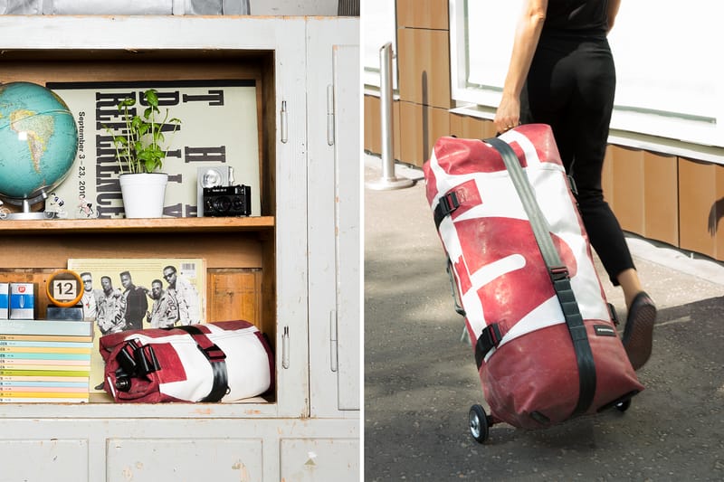 FREITAGによる折りたたみ式の革新的なトラベルバッグが通常販売