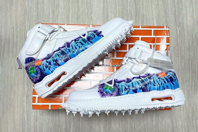 オフホワイトxナイキエアフォース1に新作 “グラフィティ”が登場か