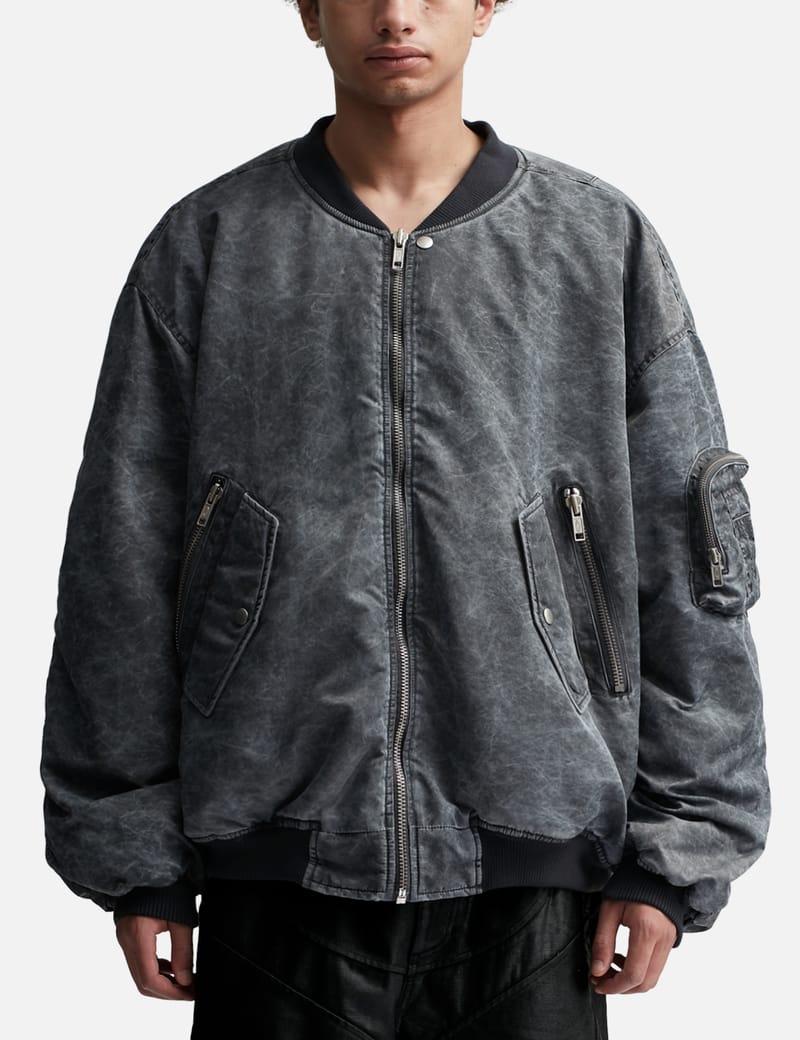 GRAILZ - RIPPLE WASHED MA-1 JACKET | HBX