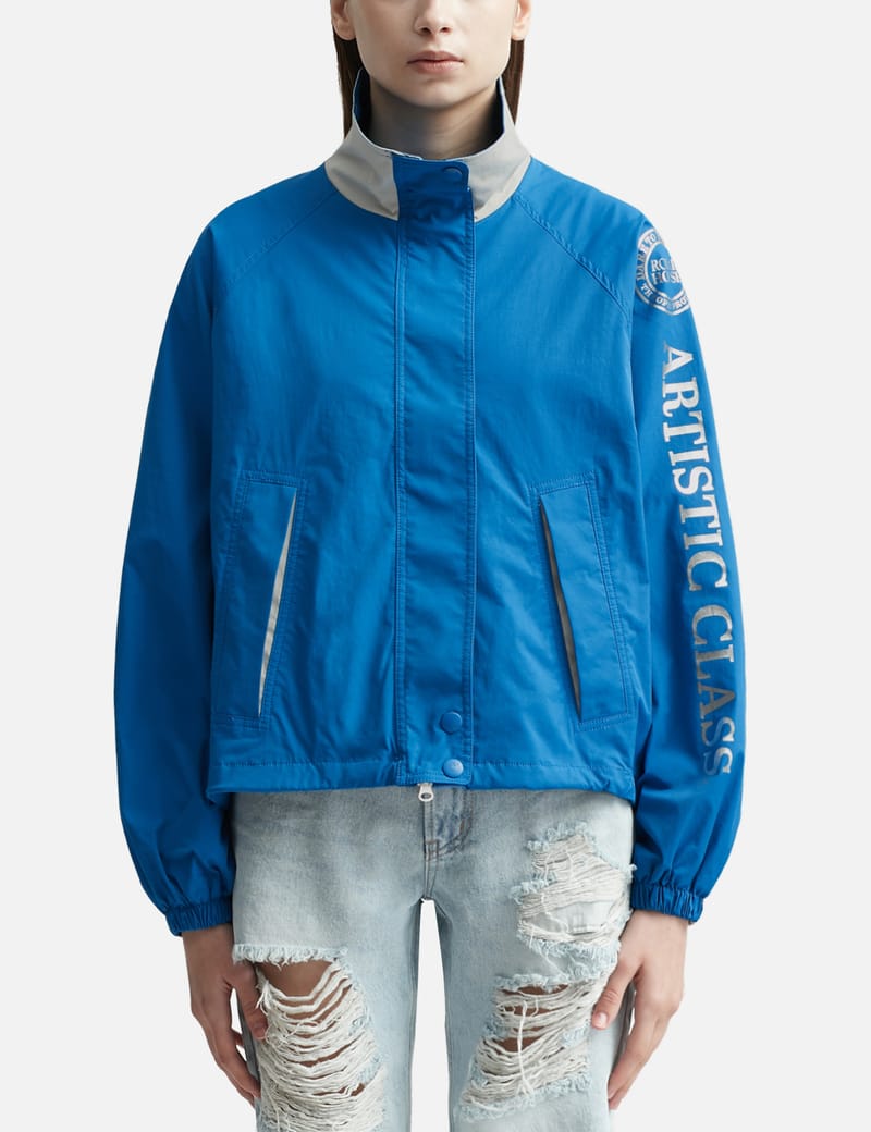 Open YY - FAUX FUR ZIPPER HOOD MA1 | HBX