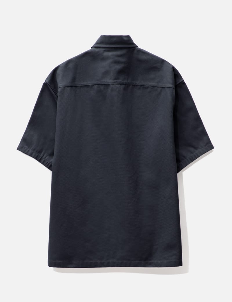 Raf Simons - Oversized Short Sleeve Denim Shirt | HBX