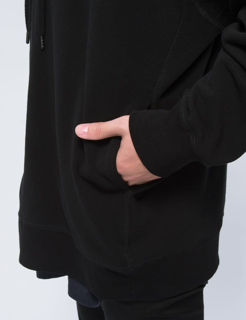 LAD MUSICIAN - Oversized Zip Front L/S Hoodie | HBX
