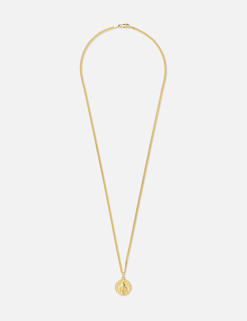 Wacko Maria Coin Necklace (Type-2) - Gold-plated 925 sterling