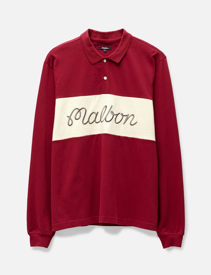 Malbon Golf - Murray Long Sleeve Polo | HBX