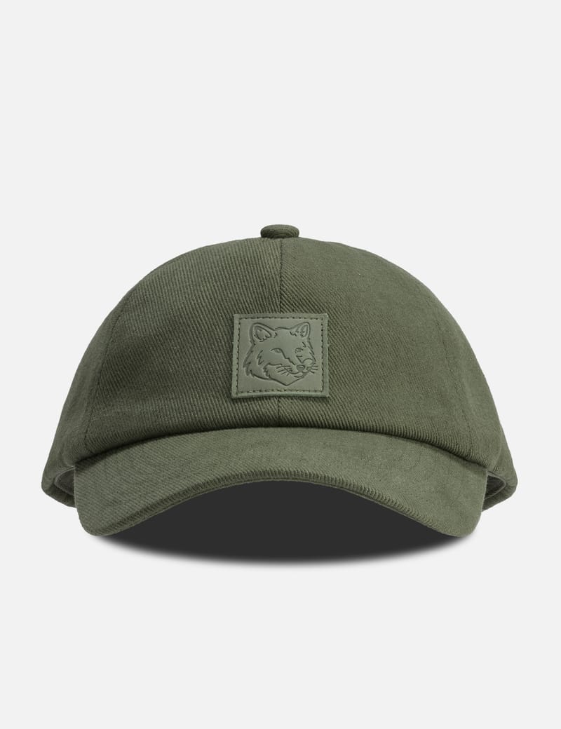 メゾンキツネ - Bold Fox Head Leather Patch 6P Cap | HBX