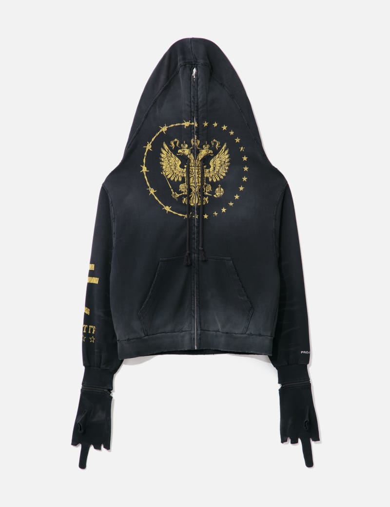 PROJECT G/R - ZYGON ZIP HOODIE | HBX