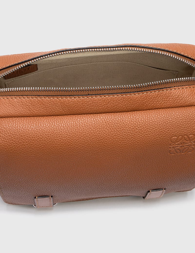 ロエベ - XS ミリタリーメッセンジャーバッグ ソフトグレインカーフ