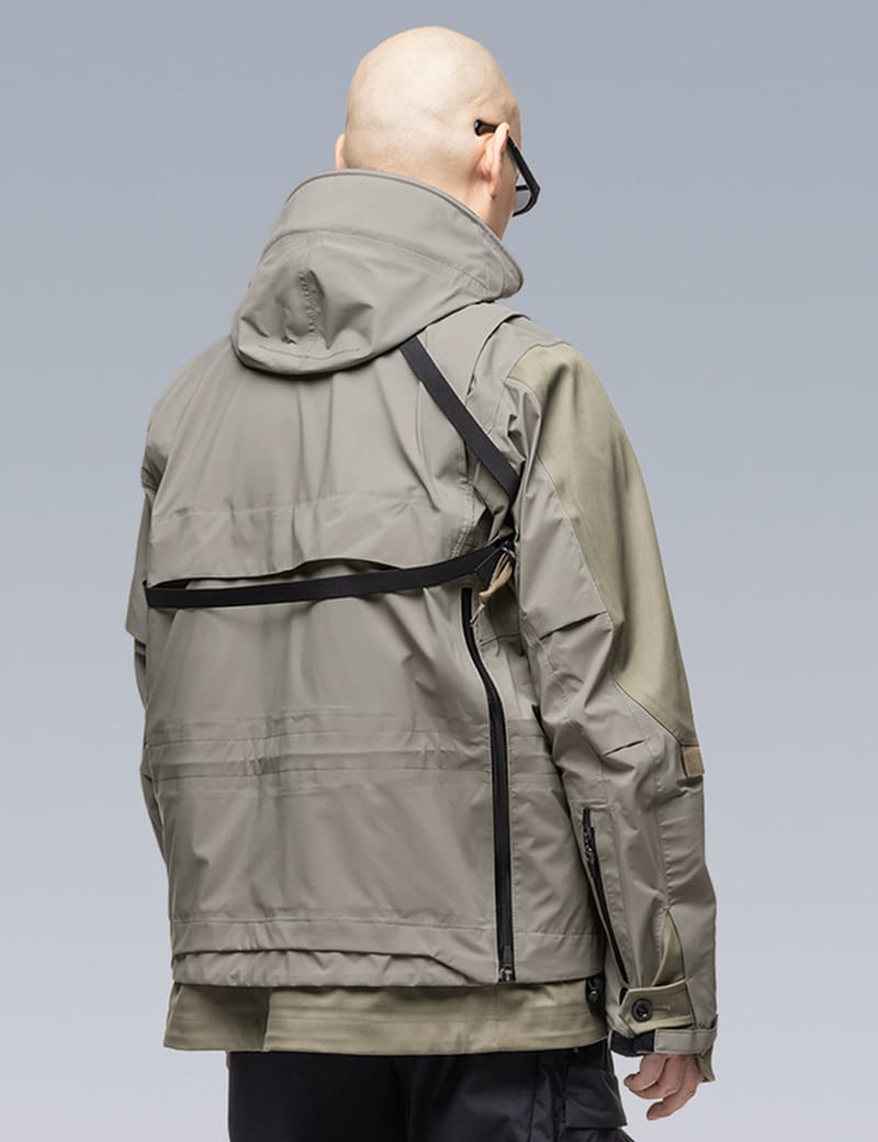 Sacai - Sacai X Acronym レイヤード フード ジャケット | HBX