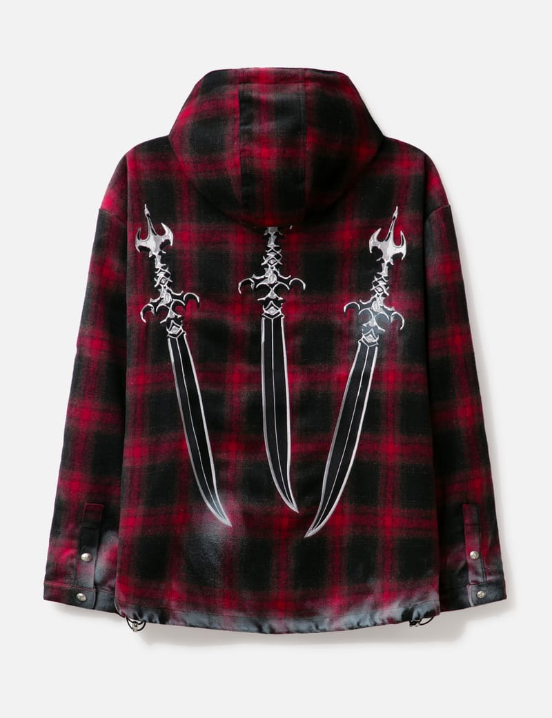 THUG CLUB - Arab Sword Flannel Zip-Up | HBX