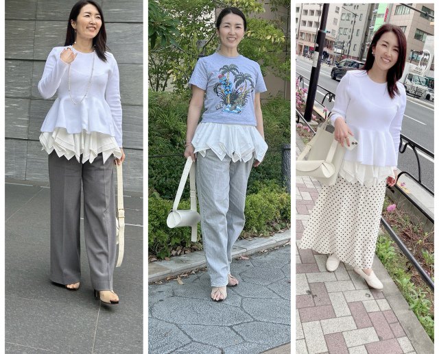 1枚で3通りの表情！神崎恵さん×CADUNEの着映えカットソーが優秀すぎる