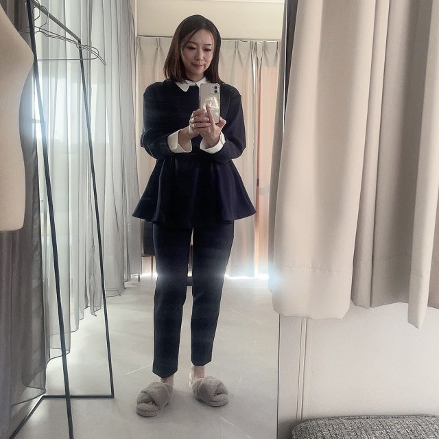 卒入学コーデ】SALEでネイビーのセットアップを購入しました | Marisol