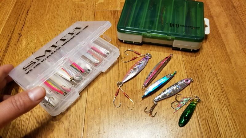 スーパーライトジギングのジグの収納に! 各社のリバーシブルケース「86