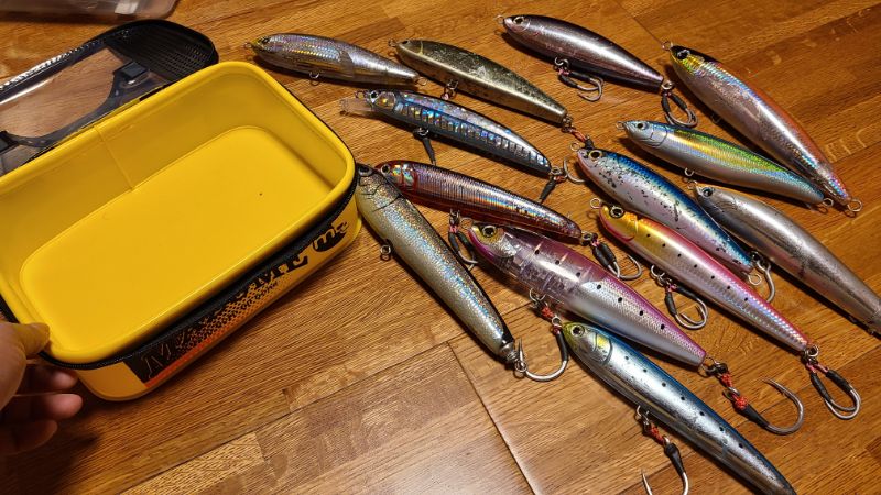 意外とこんなに入る!? 最近お気に入りのメタルジグとプラグのルアー