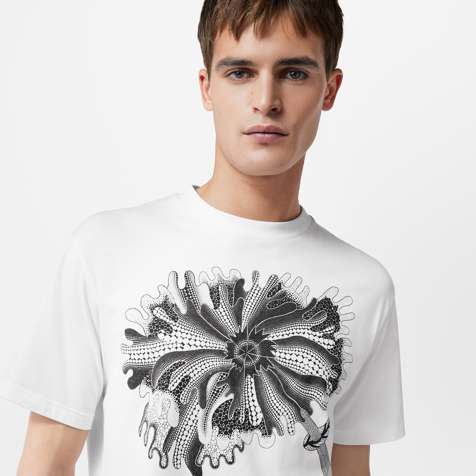 Louis Vuitton LV x YK Psychedelic Flower Regular T-Shirt | REVERSIBLE