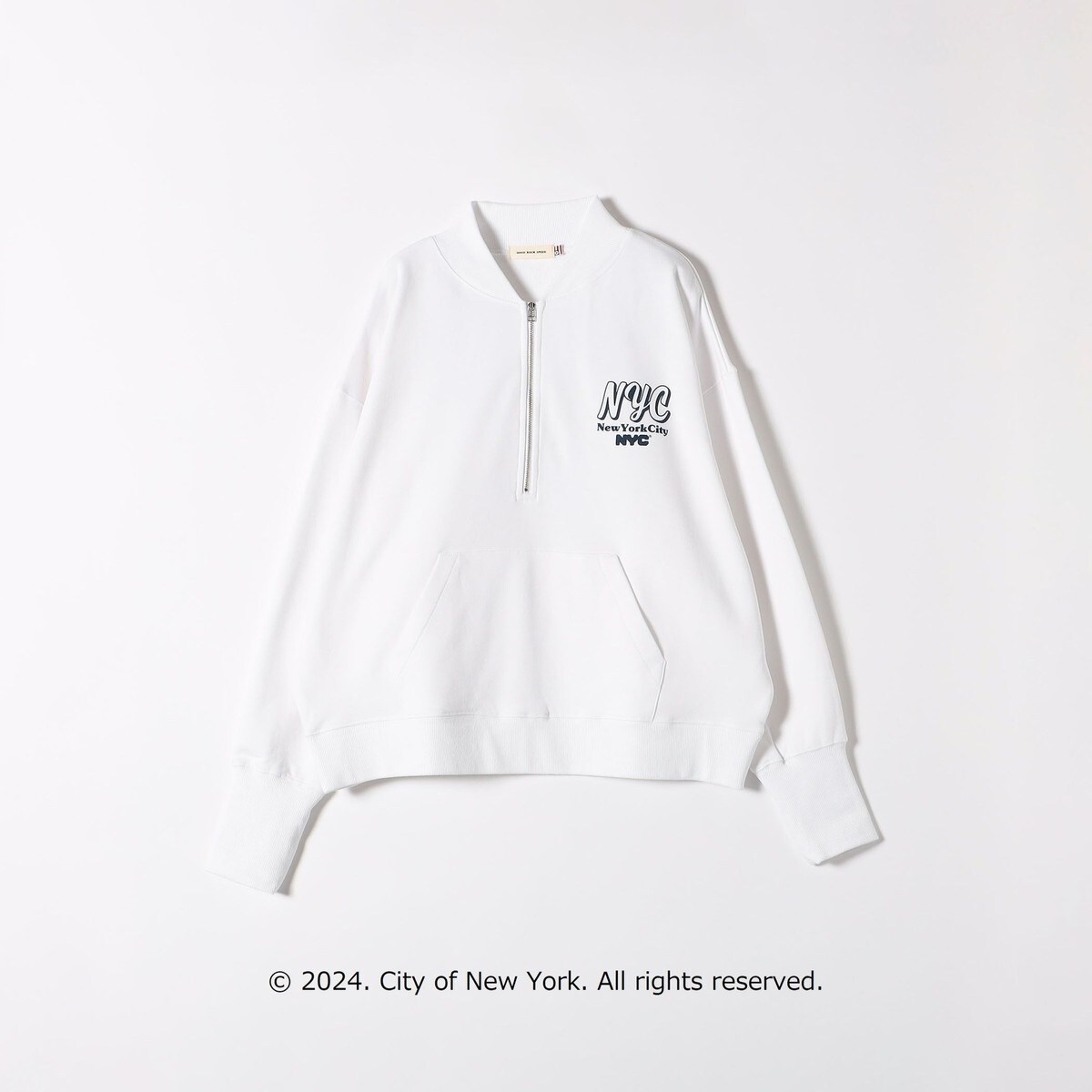 GOOD ROCK SPEED:〈洗濯機可能〉NYC ハーフ ジップ スウェット