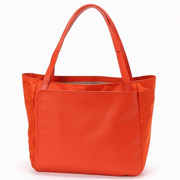 ナイロン×レザー スクエアトートバッグ Mサイズ | イザック(Y'saccs