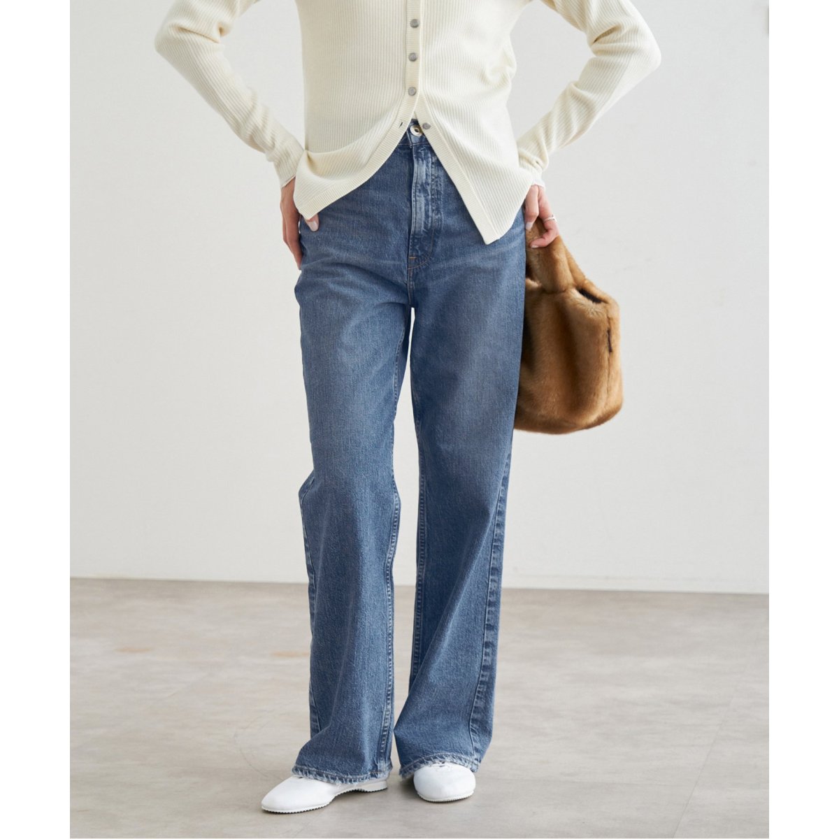 upper hights/アッパーハイツ 別注 THE TAYLOR ワイドフレアデニム