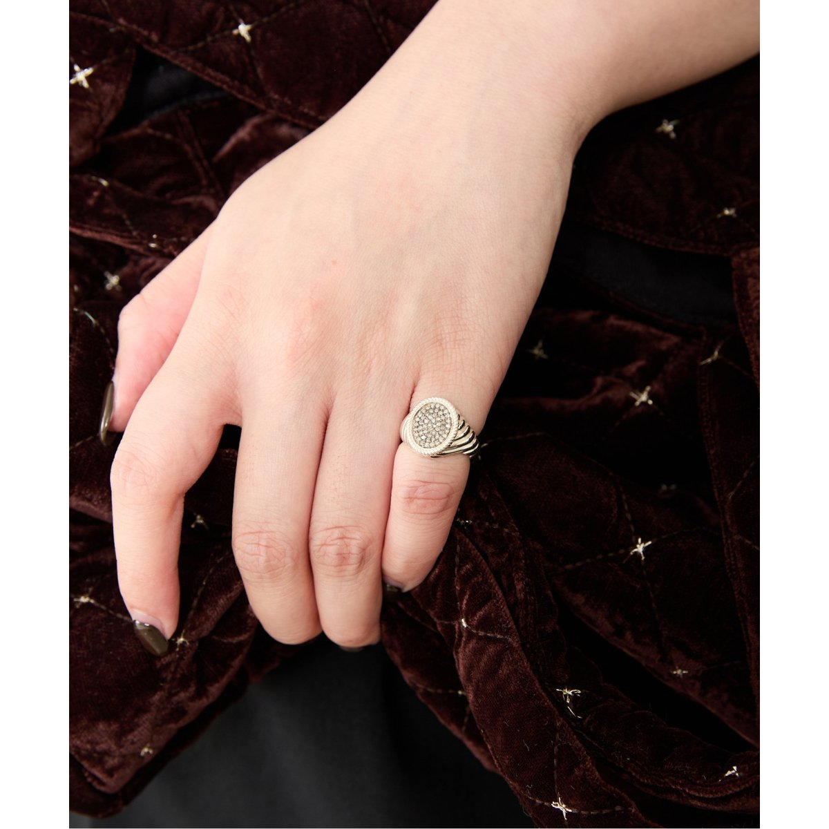 MALUS/マリュス 別注 ダイヤモンド ツイスト リング 4号 | イエナ(IENA