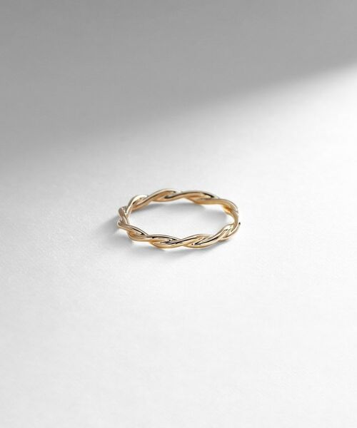 K10丸線ねじり リング（16号） （リング）｜COCOSHNIK / ココシュ