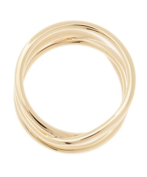 K10ワンストローク一文字Xリング （リング）｜COCOSHNIK / ココシュ