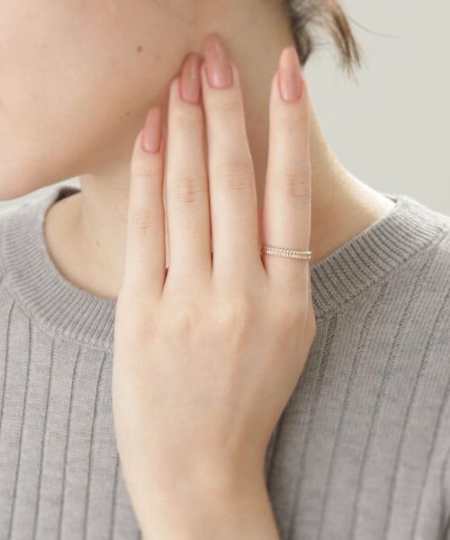 K10ミル縦溝リング （リング）｜COCOSHNIK / ココシュニック