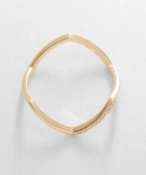 K10ダイヤモンド V字連続 リング （リング）｜COCOSHNIK / ココシュ