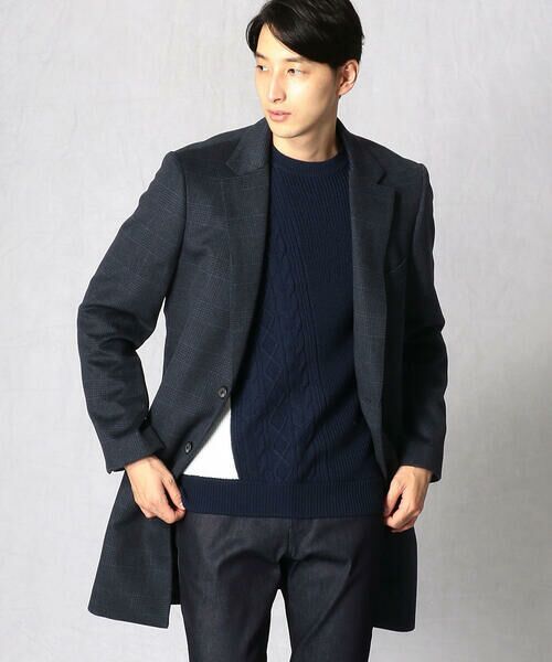 セール】 グレンプレイド アンゴラチェスターコート （セットアップ