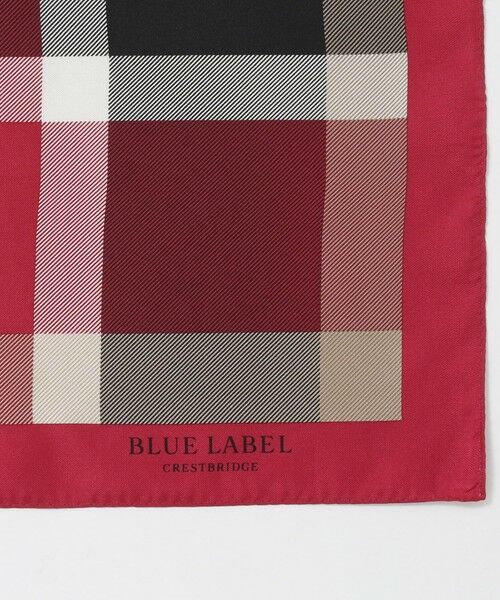 クレストブリッジチェックシルクスカーフ （マフラー・ショール