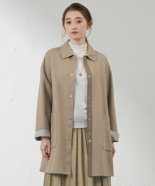 セール】 【STORY掲載】ステンカラーリバーコート （その他アウター
