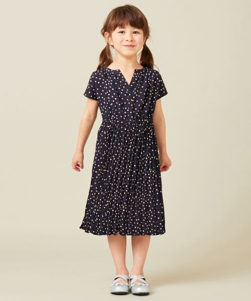 セール】 【親子でお揃い/Lサイズ】フラワープリント ワンピース