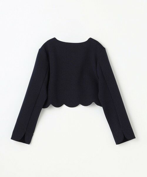 セール】 グログラン リボン ジャケット （ノーカラージャケット