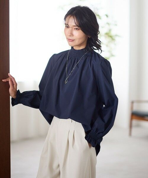 セール】 フリルネックブラウス （シャツ・ブラウス）｜ANY / エニィ