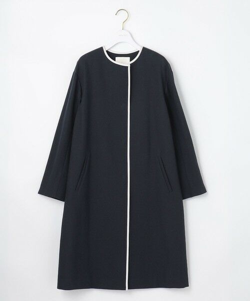 セール】 バイカラートリミング コート （その他アウター）｜ANY SIS