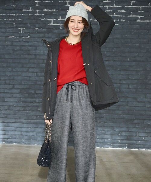 セール】 【撥水・洗える】2WAYドロストフーディミドル ダウン