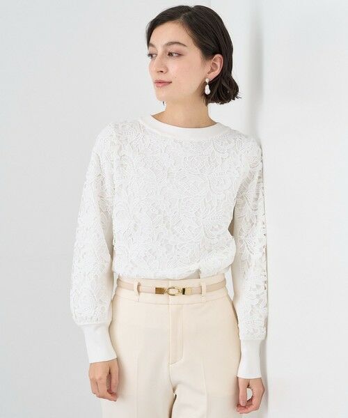 セール】 フイユレース プルオーバー （ニット・セーター）｜ANAYI