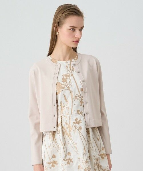 ビジューアソート釦ショート カーディガン （カーディガン・ボレロ