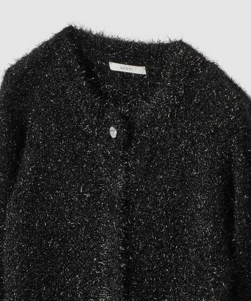 ラメシャギークルー カーディガン （カーディガン・ボレロ）｜ANAYI