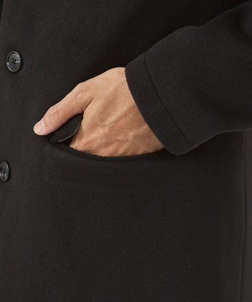 セール】 【シャギーニット】メルトン チェスターコート （アウター