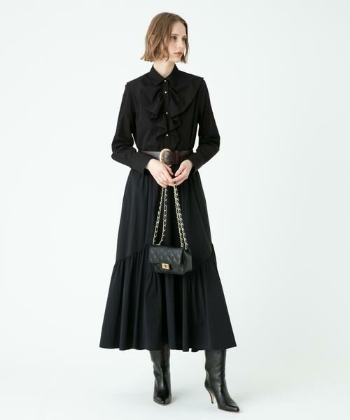 バイヤス切替ギャザースカート （スカート）｜＊＊allureville