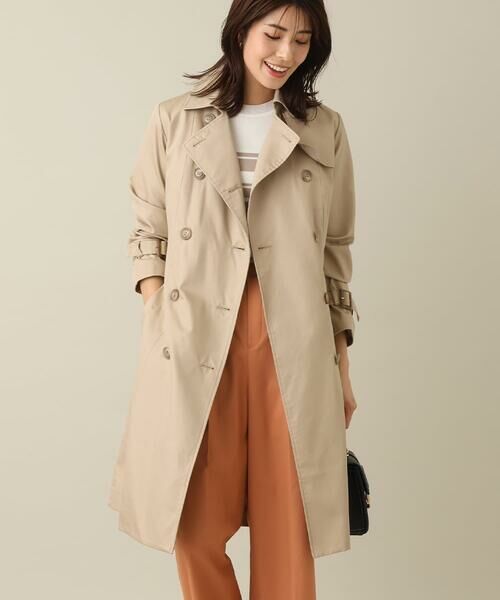 セール】 【微撥水】ベーシックロングトレンチコート （トレンチコート