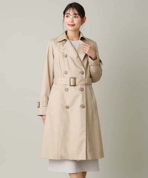 セール】 【微撥水】ベーシックロングトレンチコート （トレンチコート