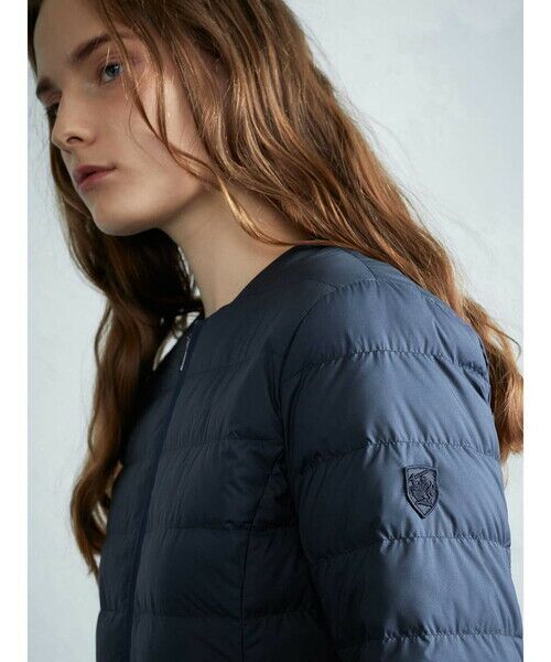 ノーカラー ライトダウン （その他アウター）｜Aquascutum / アクア